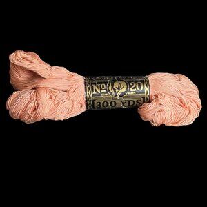 Lily Daisy Mercerized Crochet Cotton Thread 300Y Fast Color 41 SALMON ROSE No 20